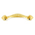 10 Pack Hickory Hardware P347-UB Ultra Brass Eclipse 3"cc Cabinet Handle Pull