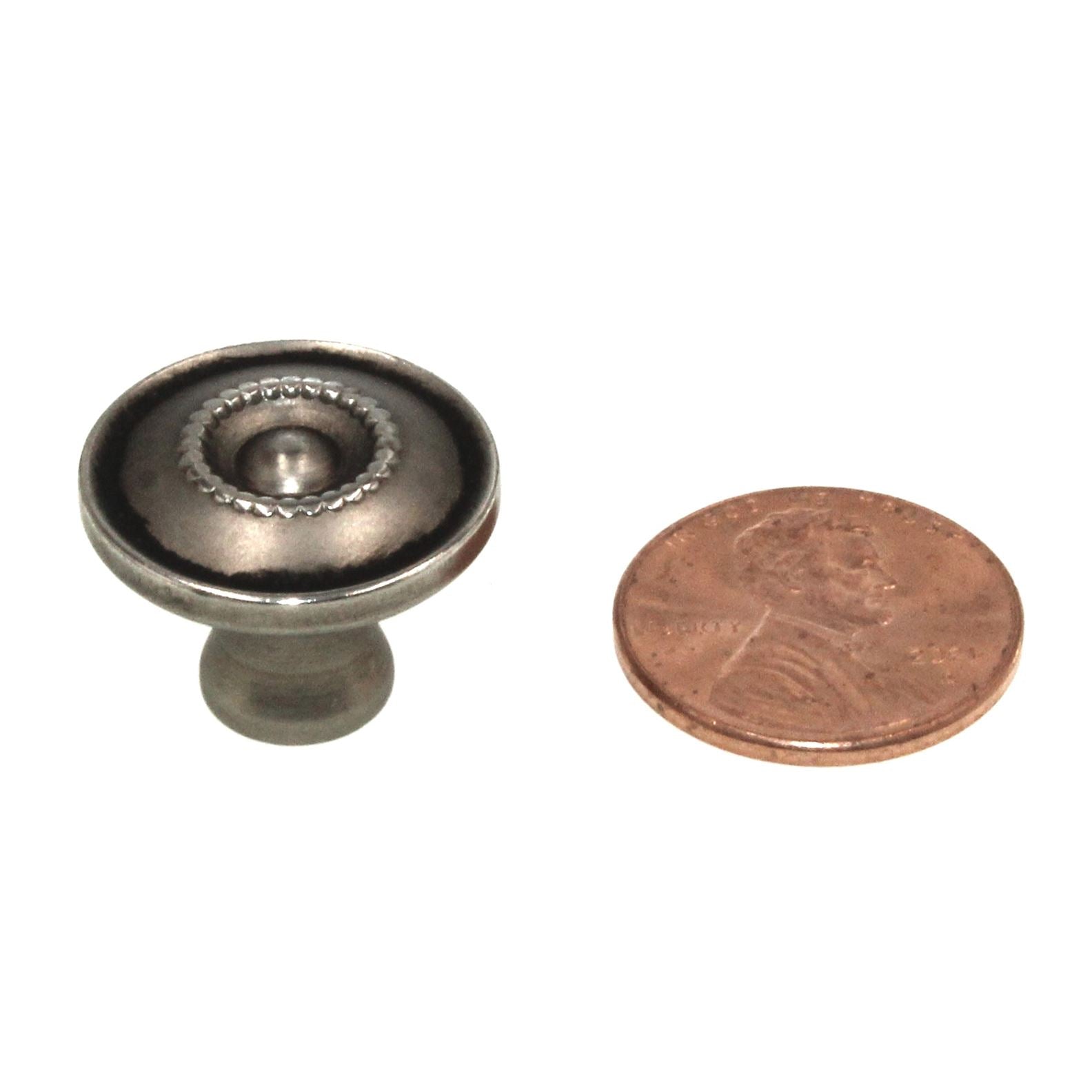 Hickory Hardware Manor House Silver Stone 3/4" Cabinet Knob Extra Small P3472-ST