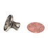 Hickory Hardware Manor House Silver Stone 3/4" Cabinet Knob Extra Small P3472-ST