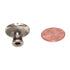 Hickory Hardware Manor House Silver Stone 3/4" Cabinet Knob Extra Small P3472-ST