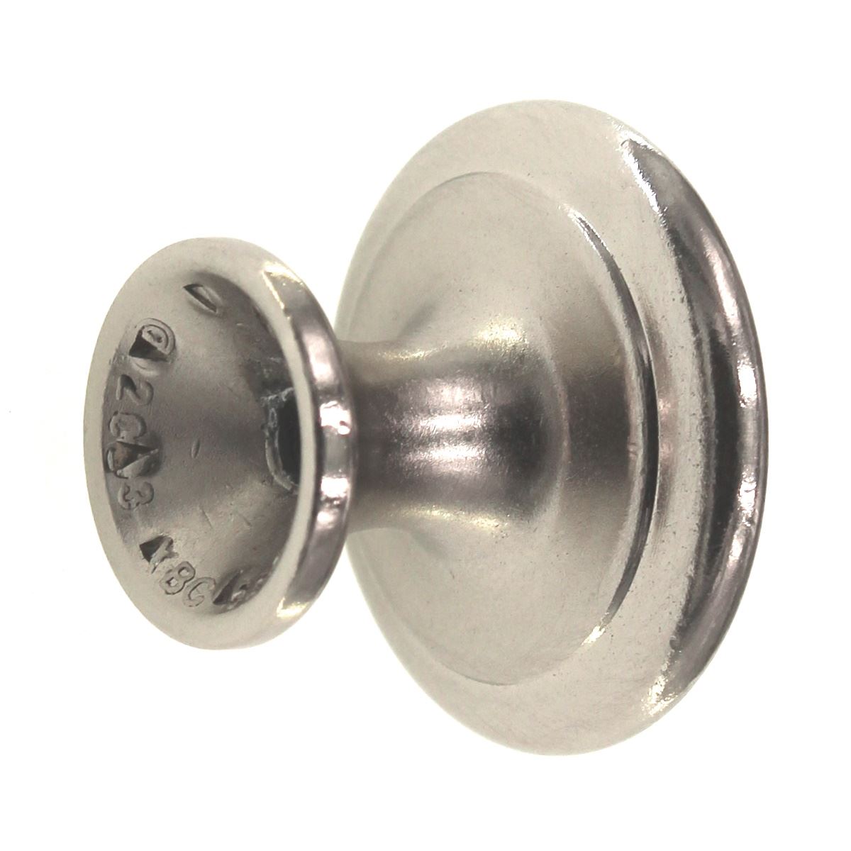 Hickory Hardware Cottage 1 1/4" Ringed Cabinet Knob Satin Nickel P3500-SN