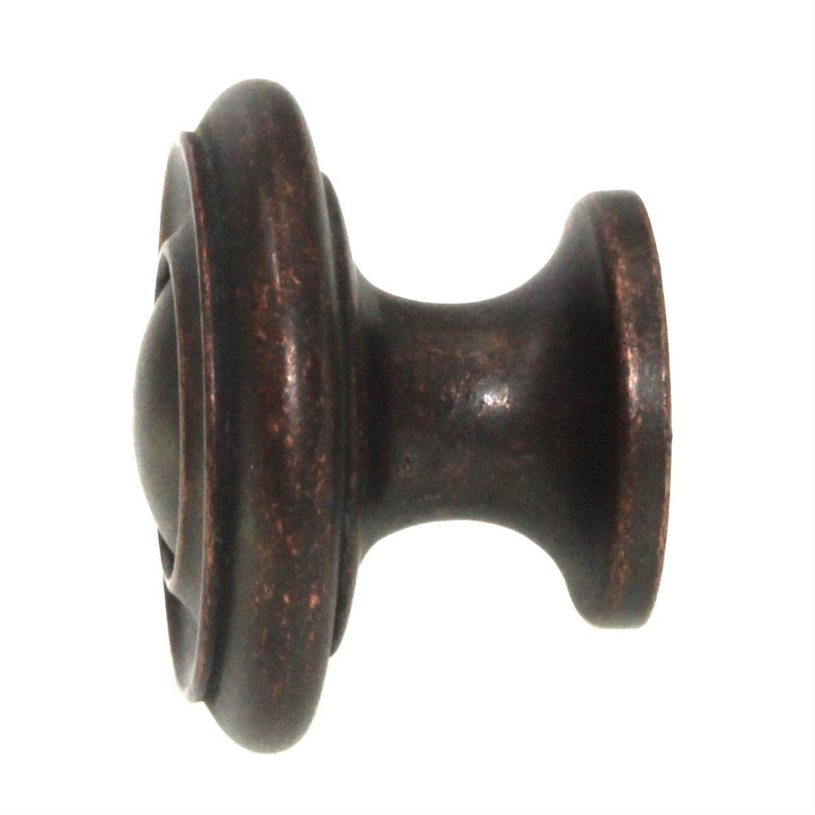 Hickory Hardware Cottage Dark Antique Copper 1 1/2" Ring Cabinet Knob P3501-DAC