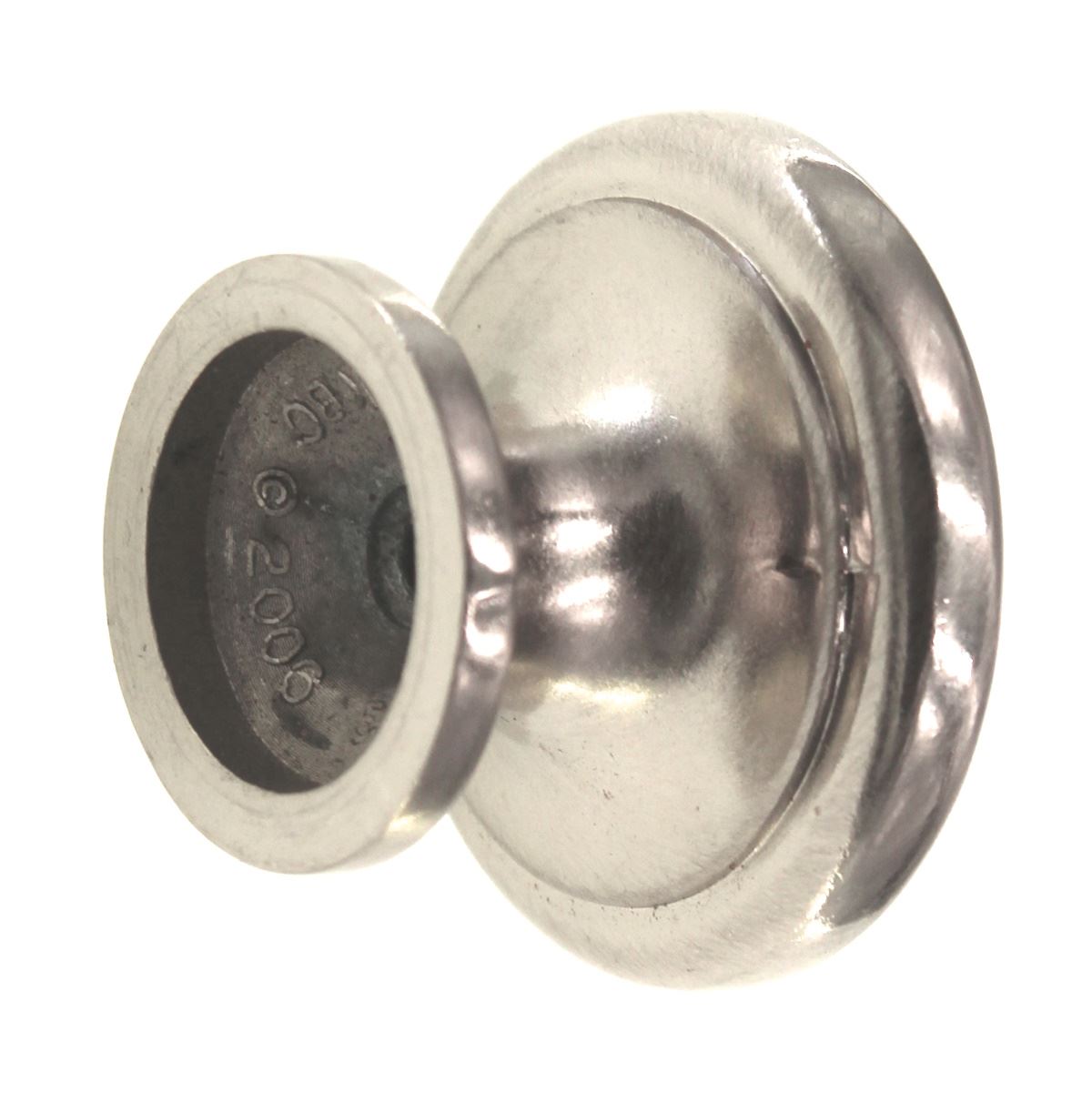 Hickory Hardware Cottage 1 1/2" Ringed Cabinet Knob Satin Nickel P3501-SN