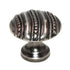 Belwith Keeler La Roca Black Nickel Vibed 1 3/16" Dotted Cabinet Knob P3535-BNV