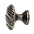 Belwith Keeler La Roca Black Nickel Vibed 1 3/16" Dotted Cabinet Knob P3535-BNV