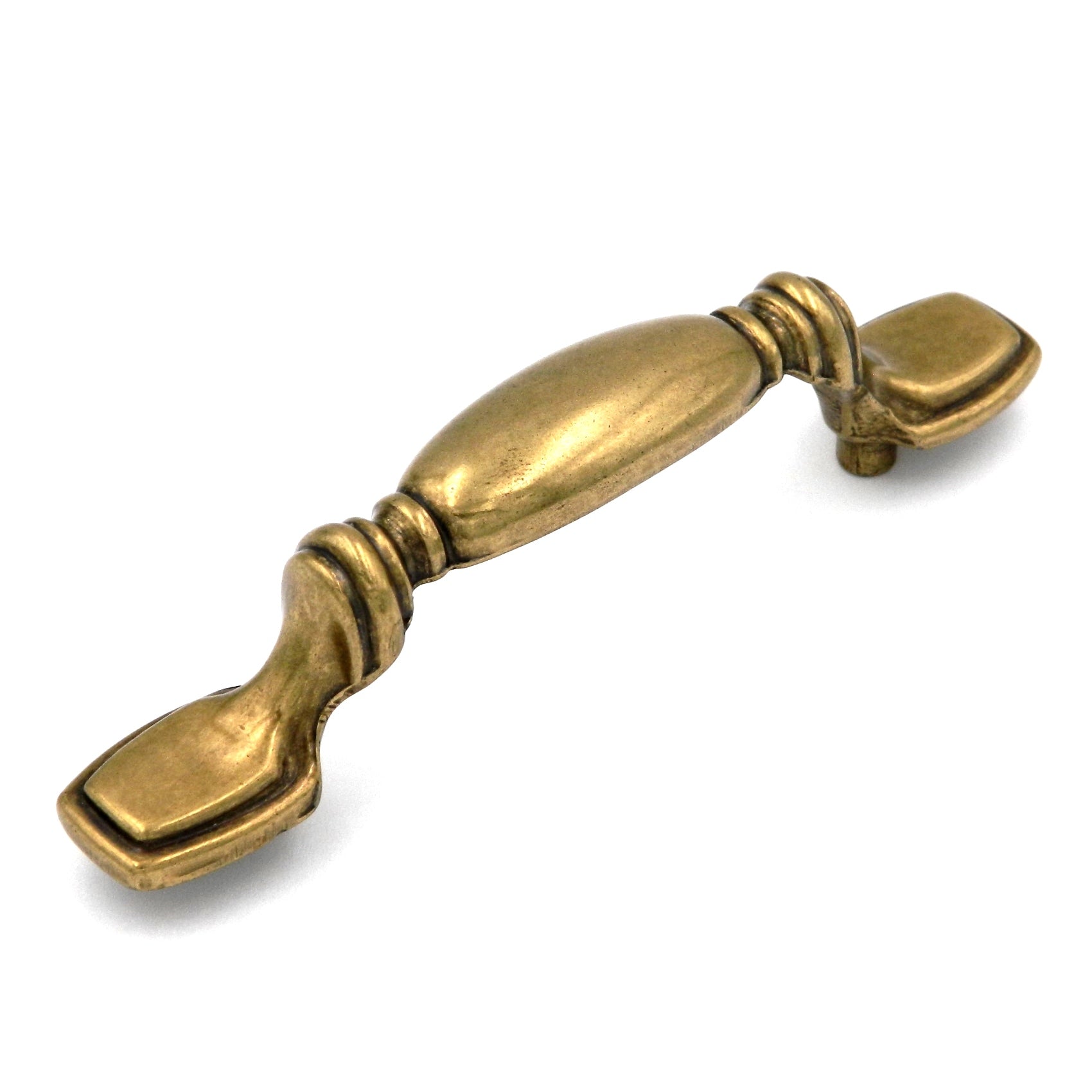 Hickory Hardware Manor House Lancaster Hand Polished Brass Cabinet  3"cc Handle Pull P362-LP