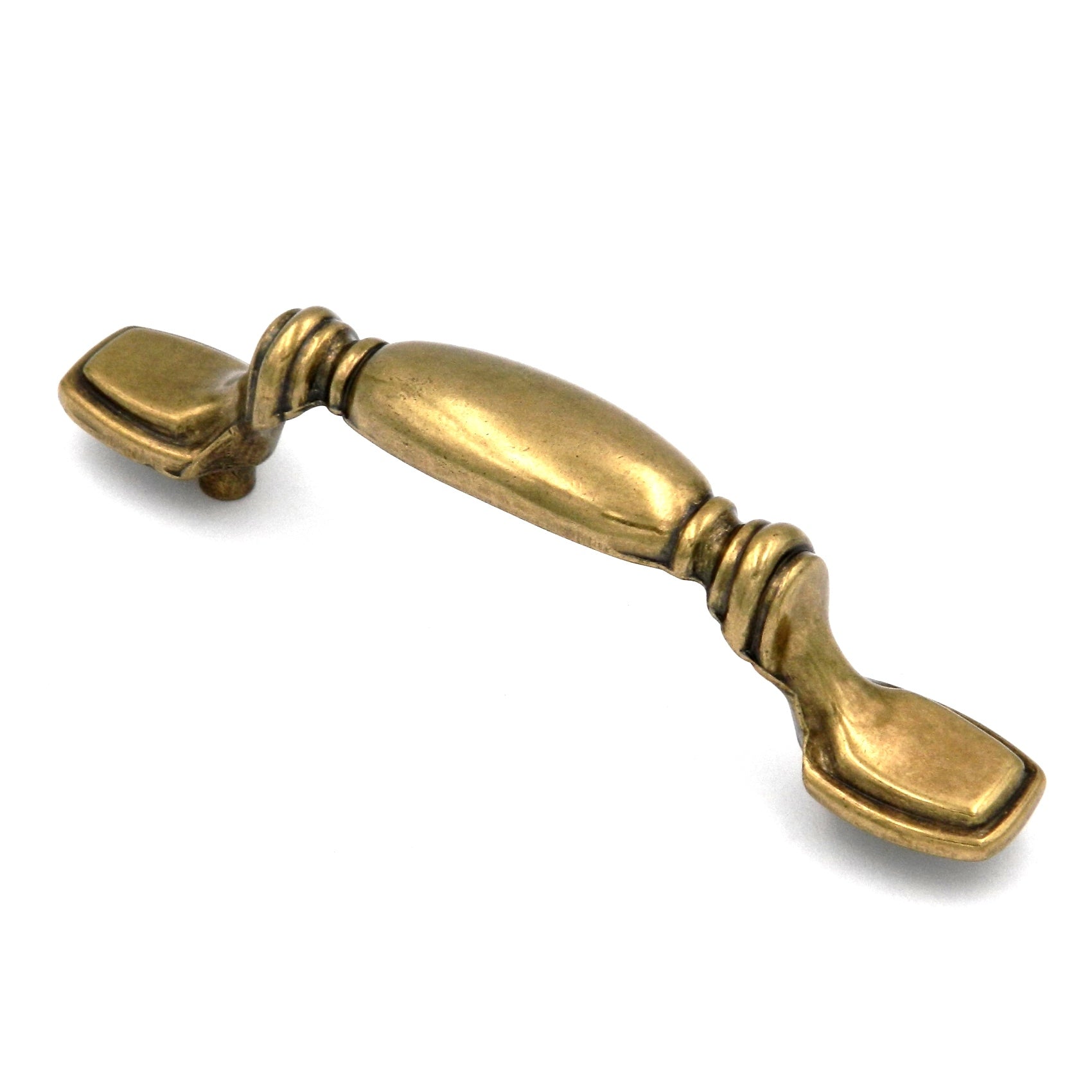 Hickory Manor House Lancaster Hand Polished Brass Cabinet 3"cc Handle Pull P362-LP, 25 Pack