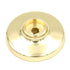 Hickory Hardware Polished Accents Polished Brass Cabinet Knob Backplate P363-3