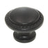 Hickory Hardware Carbonite Matte Black 1 1/4" Rope Cabinet Knob P3630-MB