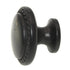 Hickory Hardware Carbonite Matte Black 1 1/4" Rope Cabinet Knob P3630-MB