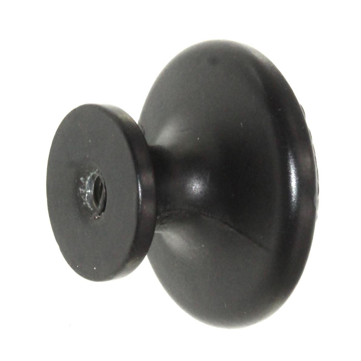 Hickory Hardware Carbonite Matte Black 1 1/4" Rope Cabinet Knob P3630-MB