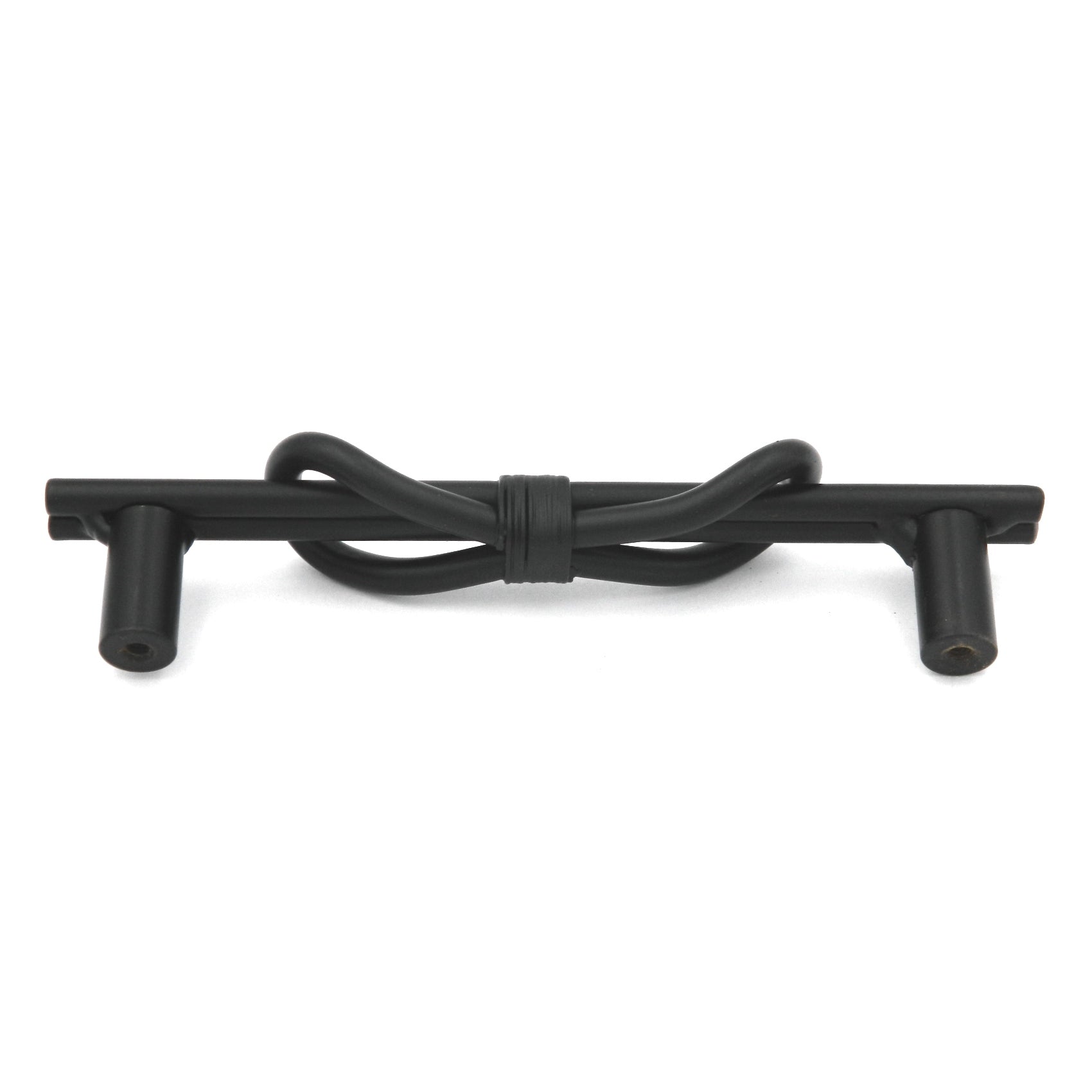 10 Pack Hickory Woven Rustics P3632-MB Matte Black 5" (128mm)cc Cabinet Bar Pull