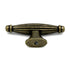 Hickory Hardware Callis Country 2 3/4" Wrought Brass Rectangle Decorative Cabinet Knob P3662-WRB