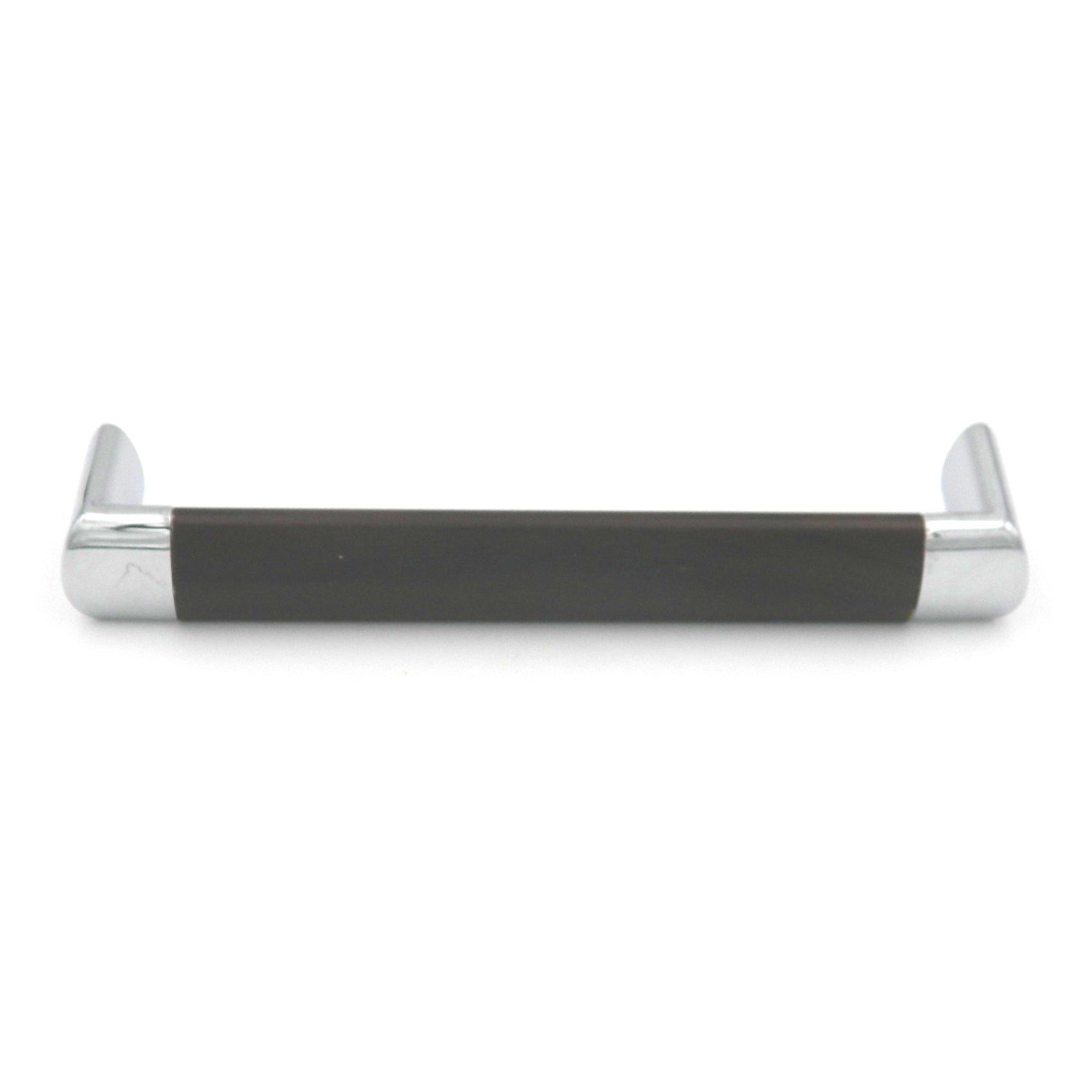 10 Pack Hickory Park Towers P3681-WGCH Dark Wood Grain, Polished Chrome 6 1/4" (160mm)cc Bar Pull