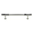 Hickory Hardware Dew Frosted Chrome 5" (128mm) Ctr. Cabinet Bar Pull P3697-FCH