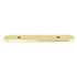 Hickory Hardware Polished Accents Brass 3"cc Cabinet Handle Backplate P370-UB