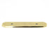 Hickory Hardware Polished Accents Brass 3"cc Cabinet Handle Backplate P370-UB