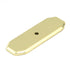 Hickory Hardware Polished Accents Ultra Brass Cabinet Knob Backplate P371-UB