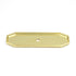 Hickory Hardware Polished Accents Ultra Brass Cabinet Knob Backplate P371-UB