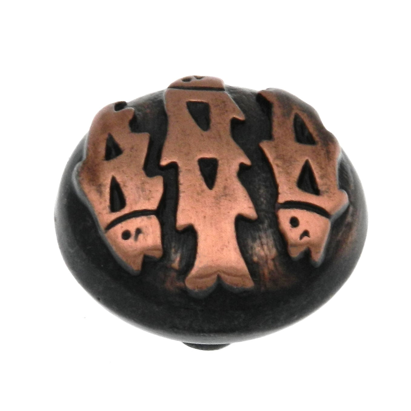 Hickory Hardware Southwest Lodge Antique Copper 1 1/4" Ornate Cabinet Knob Pull P374-AC