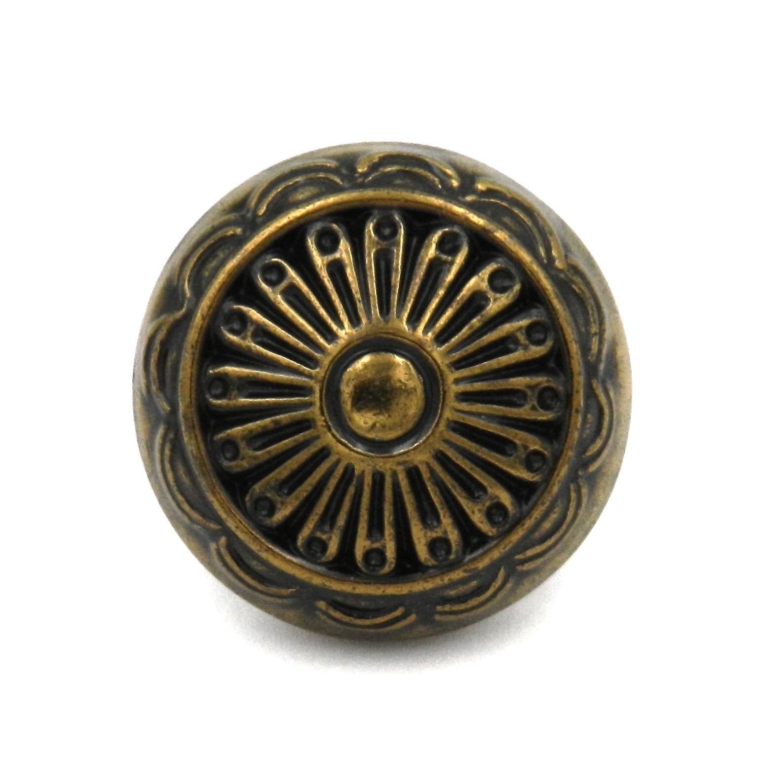 Hickory Hardware Southwest Lodge Lancaster Polished 1-1/4" Ornate Cabinet Knob Pull P391-LPH