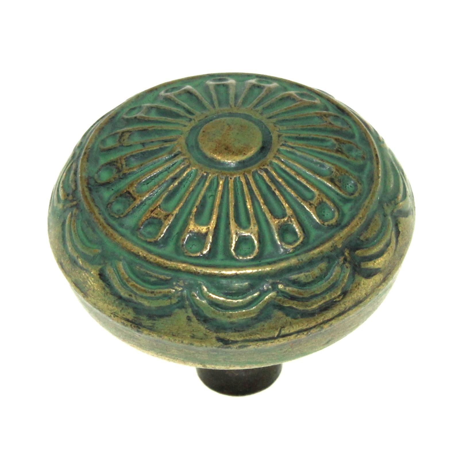 Belwith Southwest Lodge Verde Antique 1 1/4" Round Cabinet Knob P391-VA