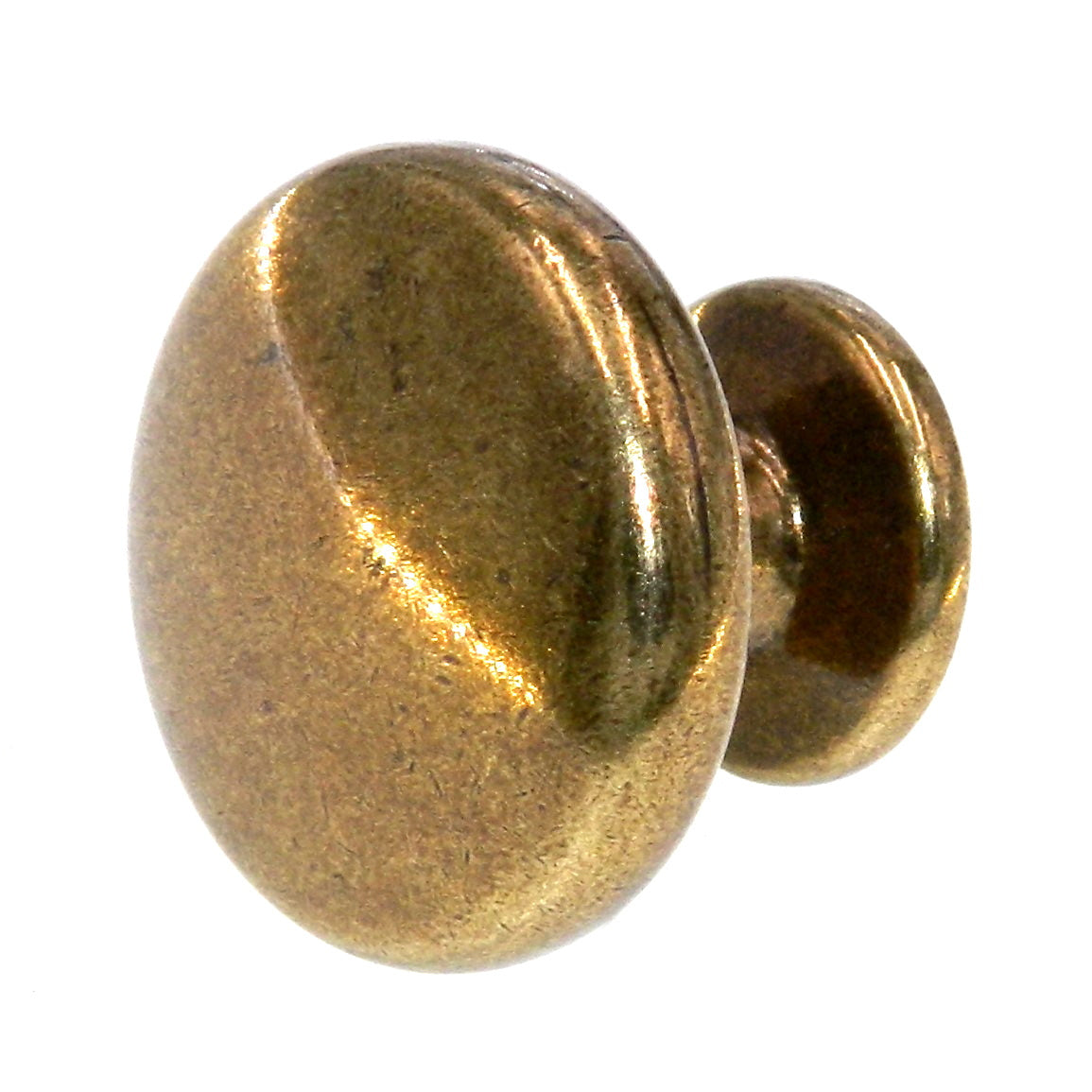 Hickory Hardware Manor House Lancaster Hand Polished Brass 1 1/4" Cabinet Knob 