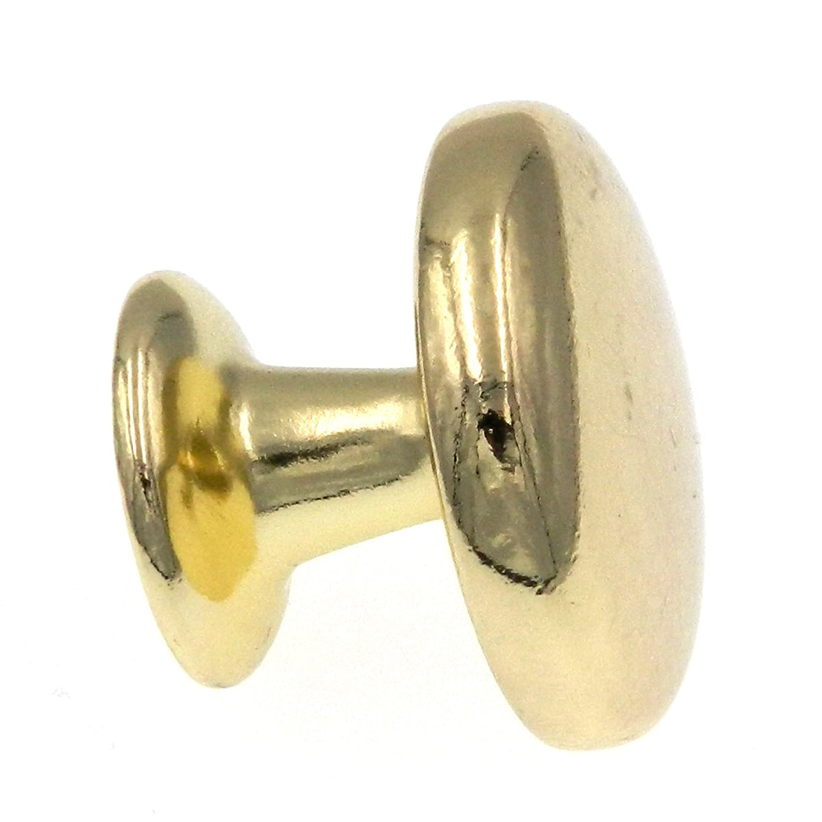 Hickory Hardware Manor House Polished Brass Round 1 1/4" Cabinet Knob P406-PB