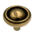 Hickory Hardware Tranquility Lancaster Hand Polished Brass Round Disc 1 1/4" Cabinet Knob P411-LP