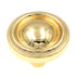 Hickory Hardware Tranquility Polished Brass Round Disc Cabinet Pull Knob P411-PB