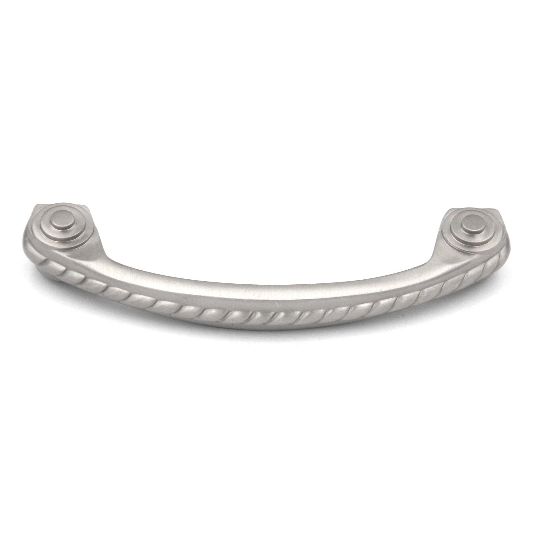 Hickory Hardware Annapolis Satin Nickel P415 3 3/4" (96mm)cc Solid Brass Rope Cabinet Handle Pull