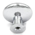 Hickory Hardware Tranquility Chrome & White Round 1 3/8" Porcelain Cabinet Knob P427-26W