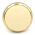 Hickory Hardware Tranquility Polished Brass & Ivory Porcelain Round 1 3/8" Porcelain Cabinet Knob P428-IV