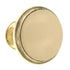 Hickory Hardware Tranquility Polished Brass & Ivory Porcelain Round 1 3/8" Porcelain Cabinet Knob P428-IV