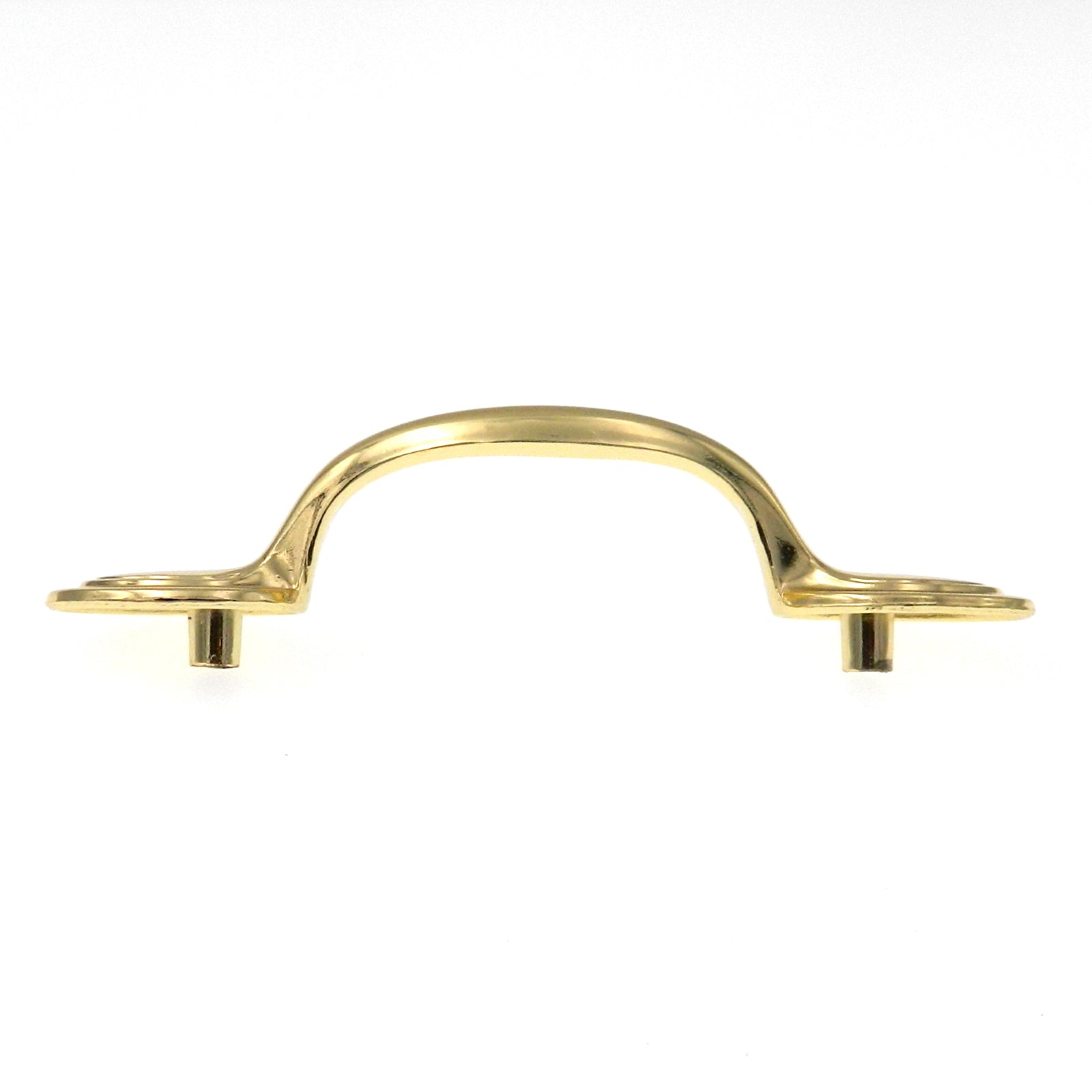 Hickory Eclipse 3"cc Polished Brass Cabinet Handle Pull P431-PB