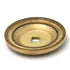 Hickory Hardware Savannah Polished Brass 1 1/2" Solid Brass Knob Backplate P44