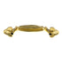 Belwith Tranquility Polished Brass Footed 3" Ctr. Cabinet Arch Pull P442-PB