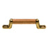 Belwith Woodgrain Burnished Brass, Oak Wood Center 3" Ctr. Cabinet Pull P451-OAK