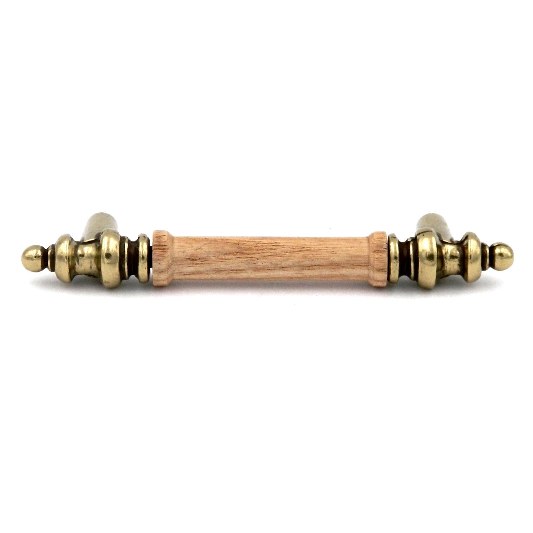 Hickory Hardware Lancaster Centro de madera de roble y pulido, tirador de gabinete de 3 "cc P457-OAK