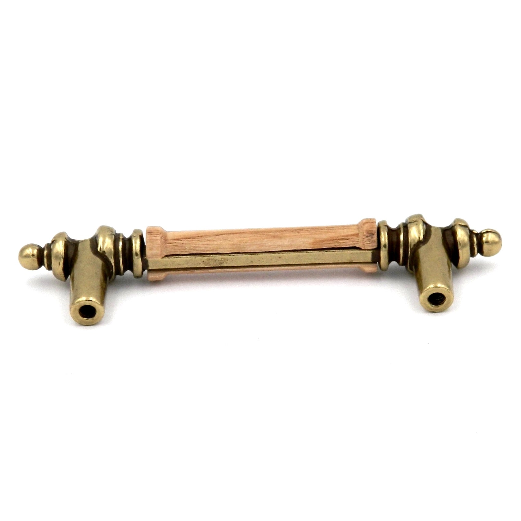 Hickory Hardware Lancaster Centro de madera de roble y pulido, tirador de gabinete de 3 "cc P457-OAK