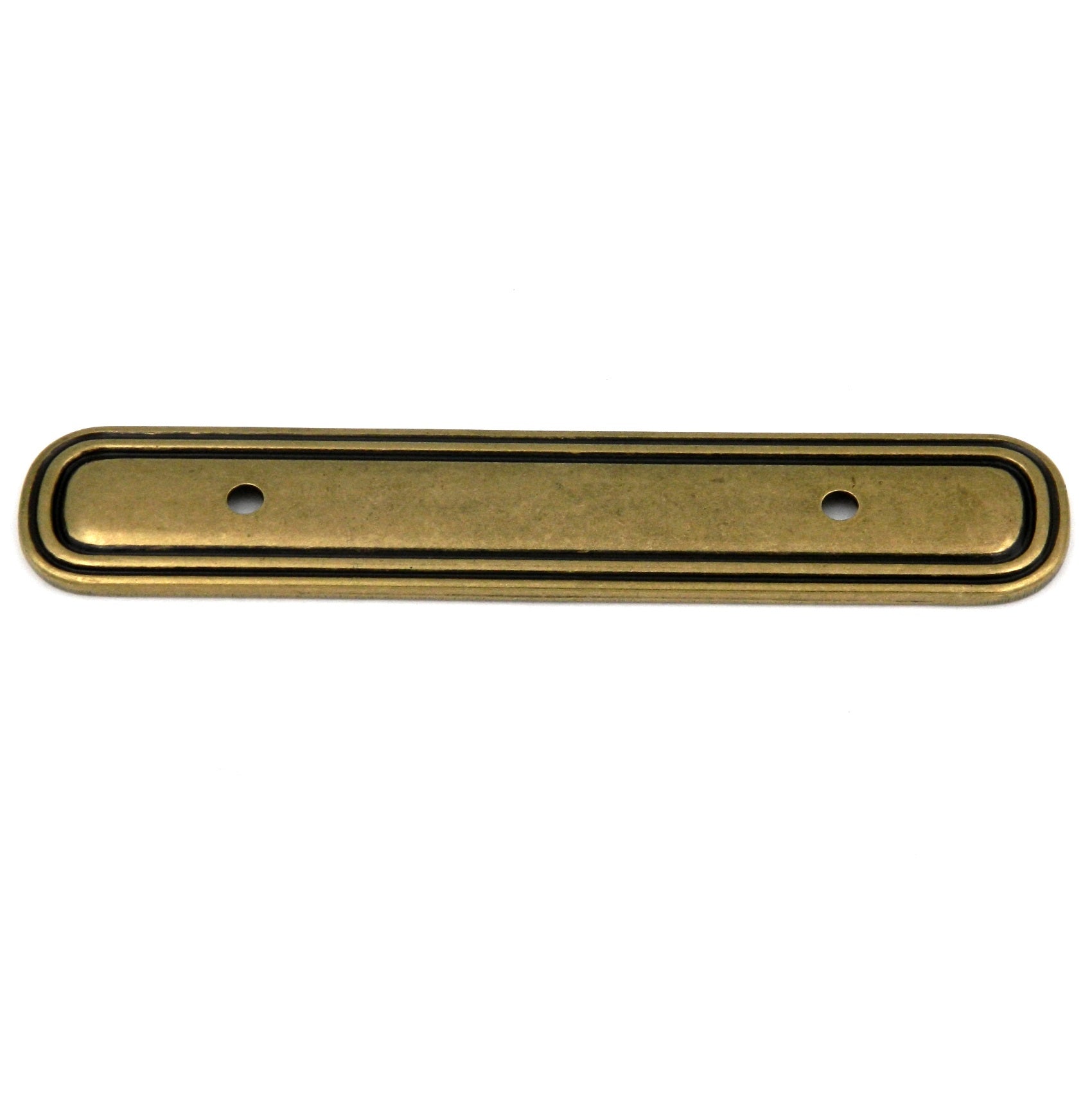 Hickory Hardware Woodgrain Lancaster Hand Polished 3"cc Handle Backplate P479-LP