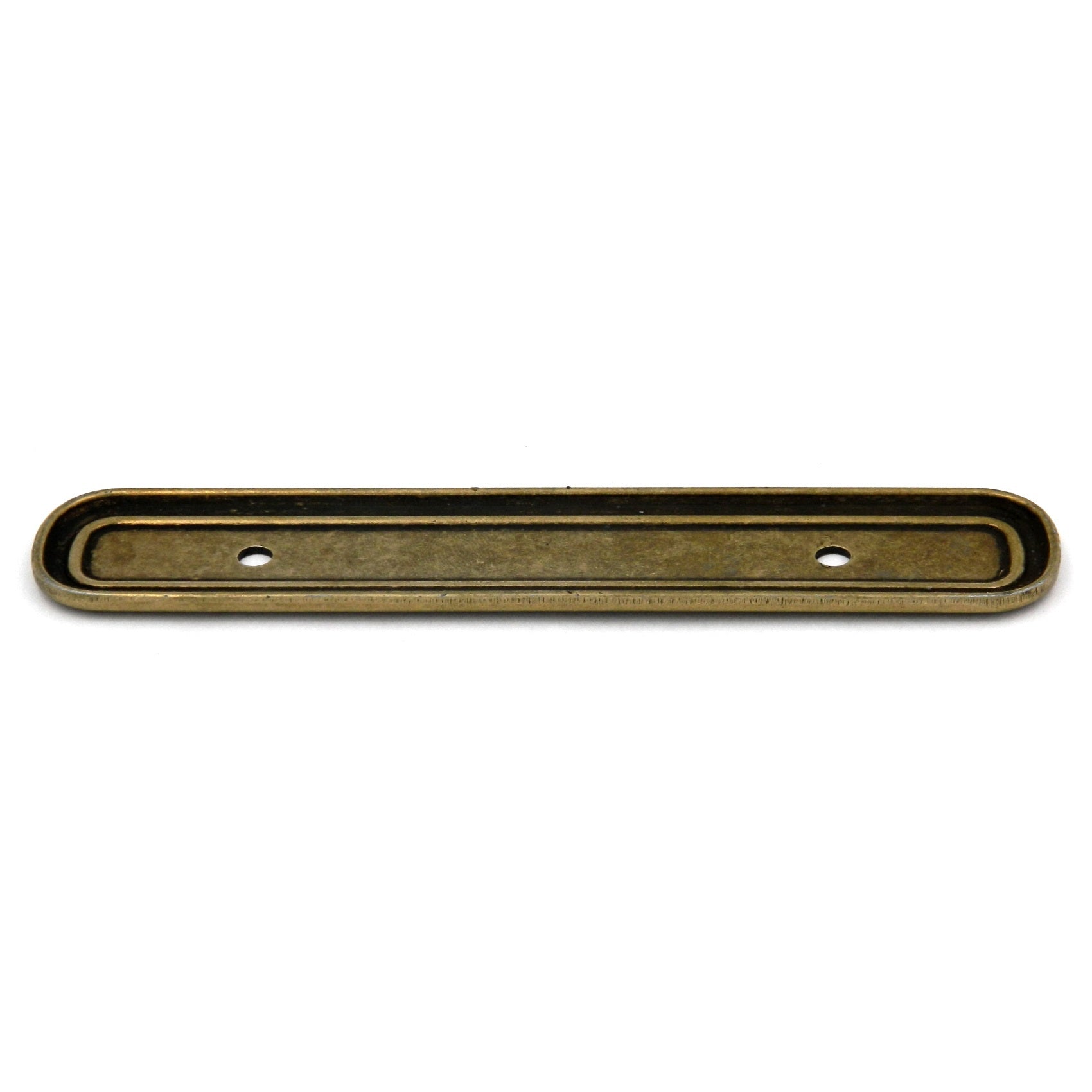 Hickory Hardware Woodgrain Lancaster Hand Polished 3"cc Handle Backplate P479-LP