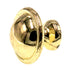 Belwith English Cozy Polished Brass 1 1/8" Round Cabinet Knob 