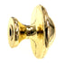 Belwith English Cozy Polished Brass 1 1/8" Round Cabinet Knob 