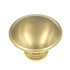 Hickory Hardware English Cozy Satin Brass Round Smooth 1 1/4" Cabinet Knob P501-SB