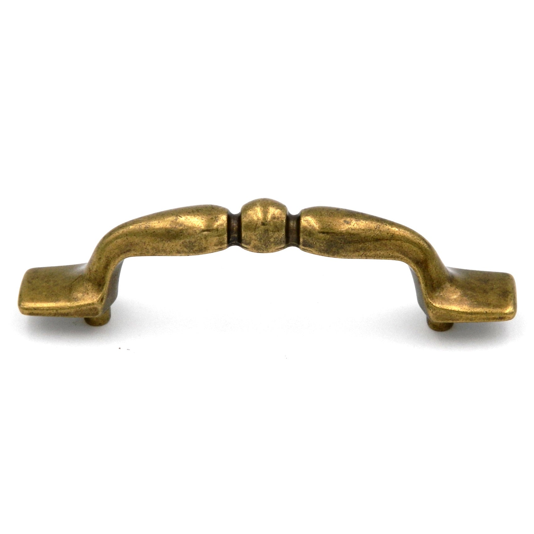 Hickory Hardware Manor House Lancaster Hand Polished Brass Cabinet  3"cc Handle Pull P509-LP