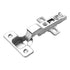 Hickory Nickel Slide-on 100 deg. Half Overlay Concealed Euro Hinge P5110-14