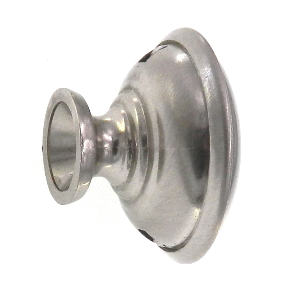 Belwith Tranquility Satin Chrome 1 1/4" Round Cabinet Knob 