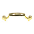 Belwith English Cozy Polished Brass 3" Ctr Cabinet Arch Pull Handle P537-PB