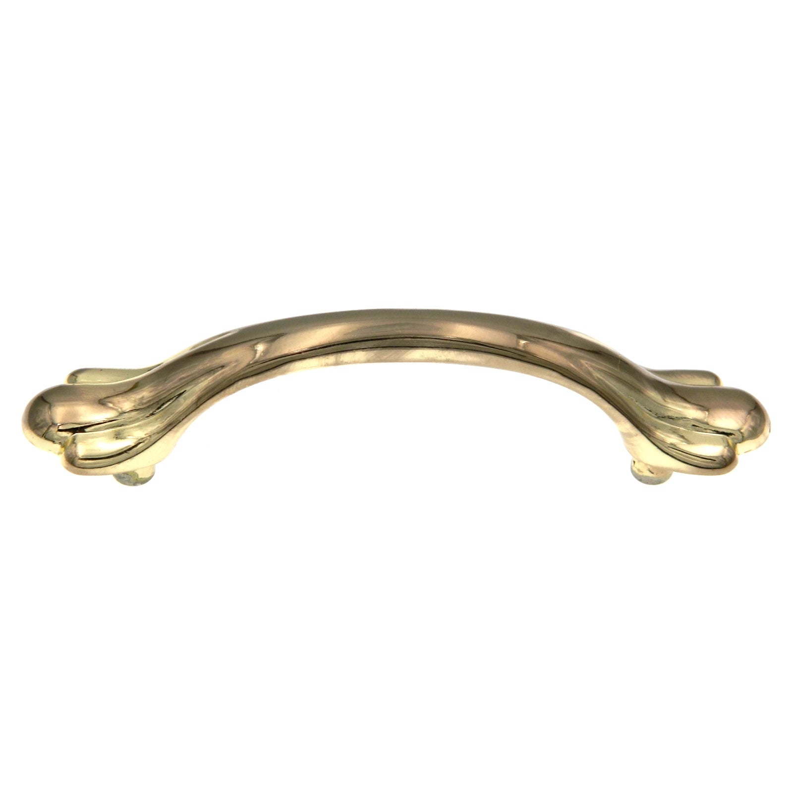 Hickory Hardware Newport Polished Brass 3"cc Cabinet Pull P539-PB